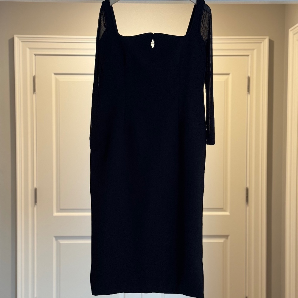PARIS GEORGIA Black Diamond Midi Dress